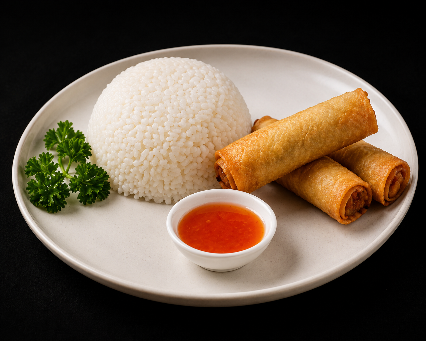 Shanghai Roll with Rice